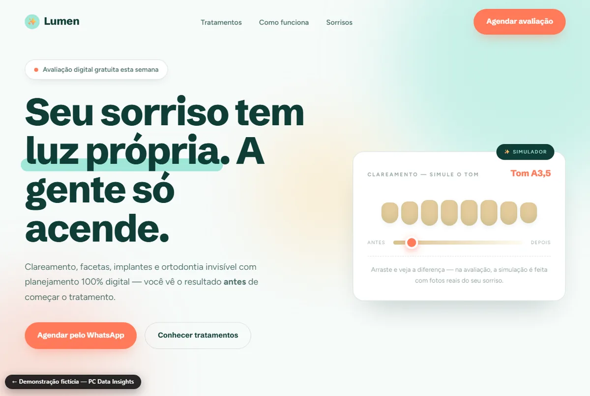 Demo — Lumen Odontologia
