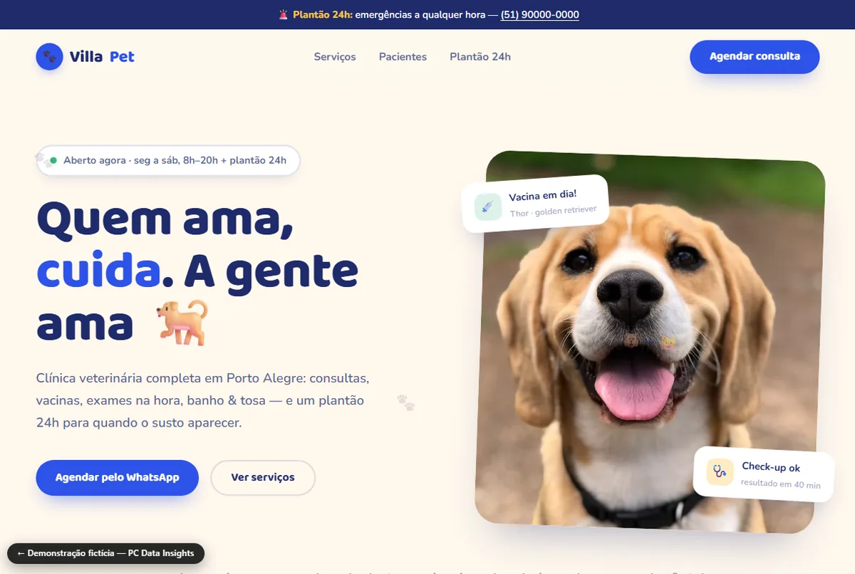 Demo — Villa Pet
