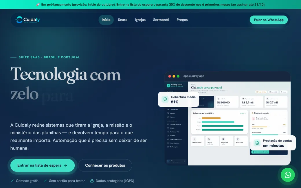 Cuidaly website