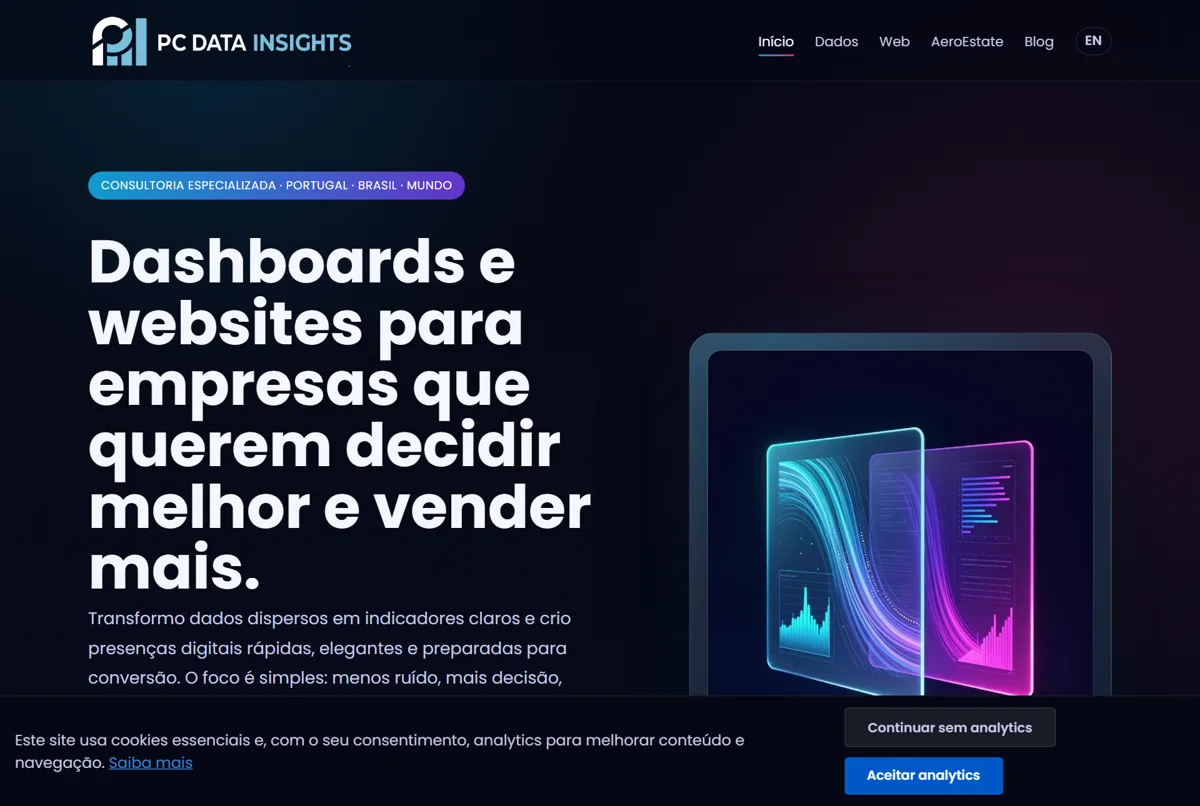 Site da PC Data Insights