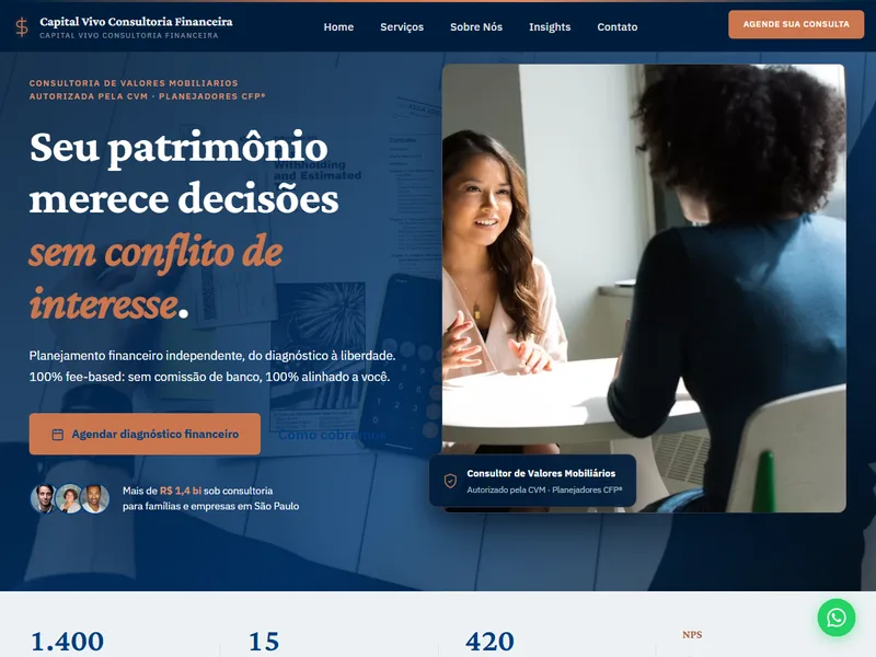 Capital Vivo — Consultoria Financeira