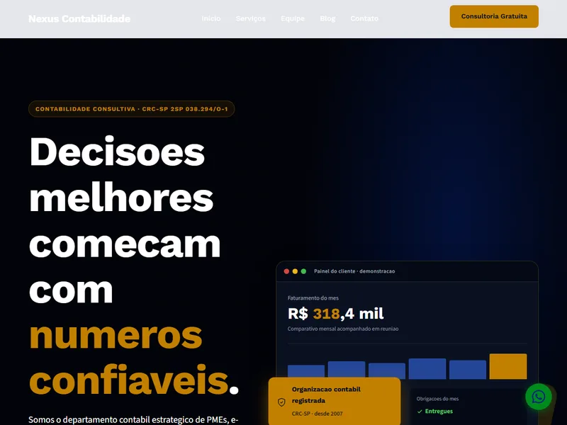 Nexus Contabilidade — Contabilidade Consultiva