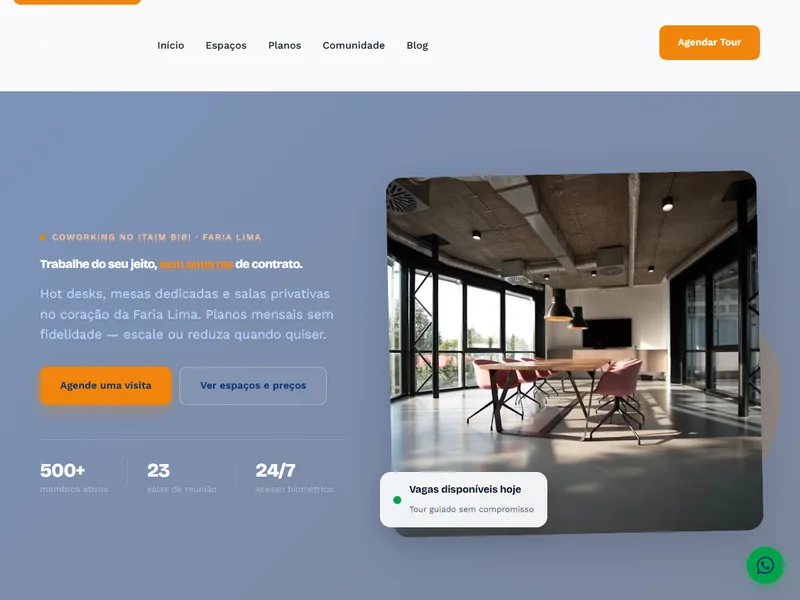 NexHub Coworking — Espaço de Trabalho