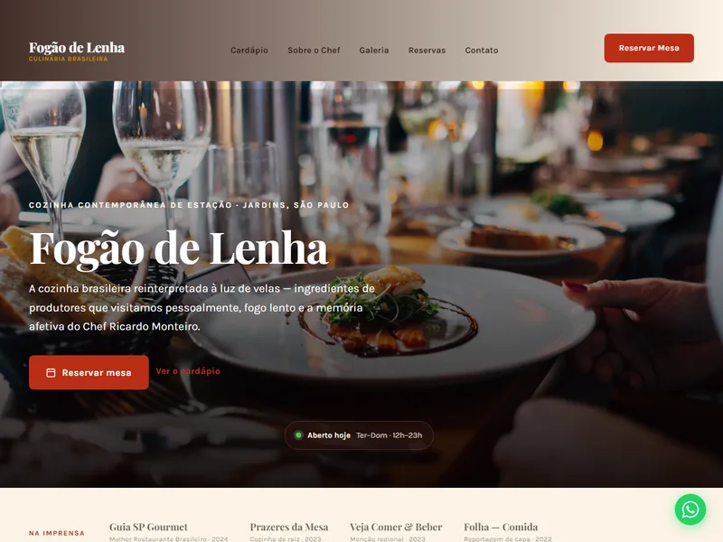 Fogão de Lenha — Restaurante
