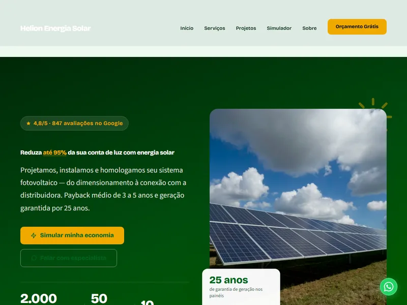 Helion Energia Solar — Energia Solar