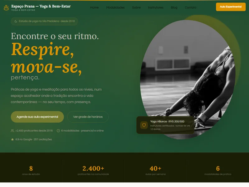 Espaço Prana — Yoga & Bem-Estar